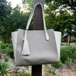 EUC Dee Keller leather shoulder tote